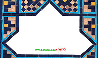 کادر کاشی کاری مذهبی