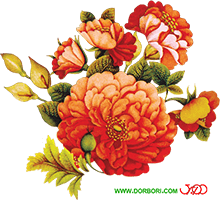 گل و مرغ دوربری شده